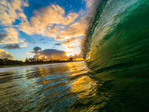 Sunset Barrels Byron Bay