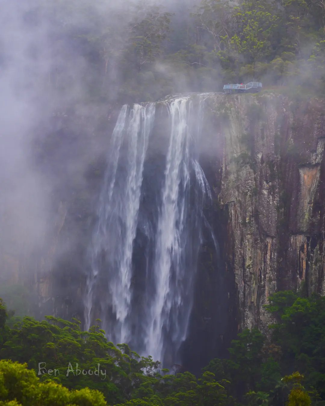 Moody foggy Minion Falls