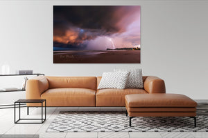 Point Lightning Strike wall art