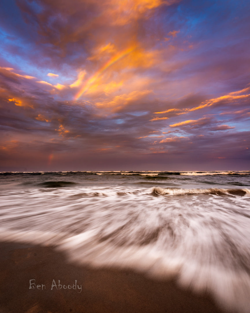 Afternoon rainbow sunset - Ben Aboody Photography