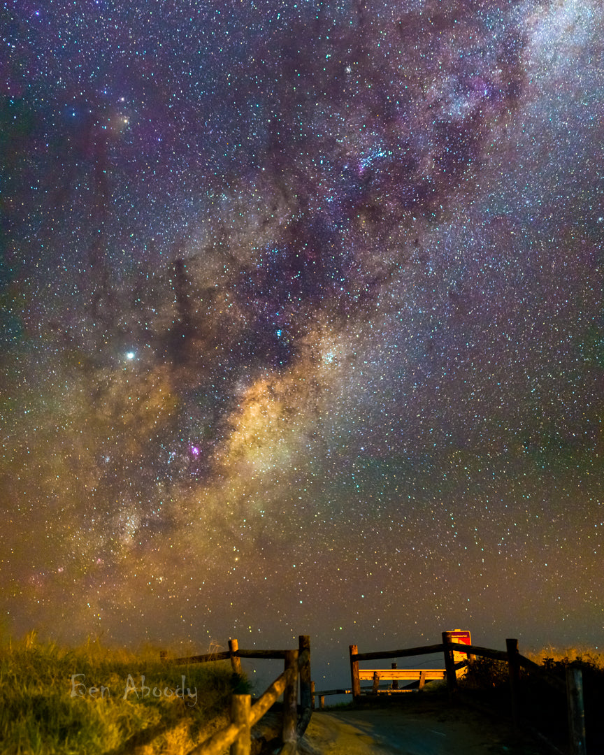 The Rising Milky Way - Ben Aboody Photography