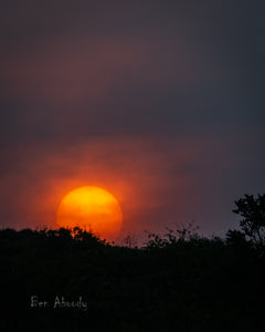 Smoke Haze Sunset - Ben Aboody Photography