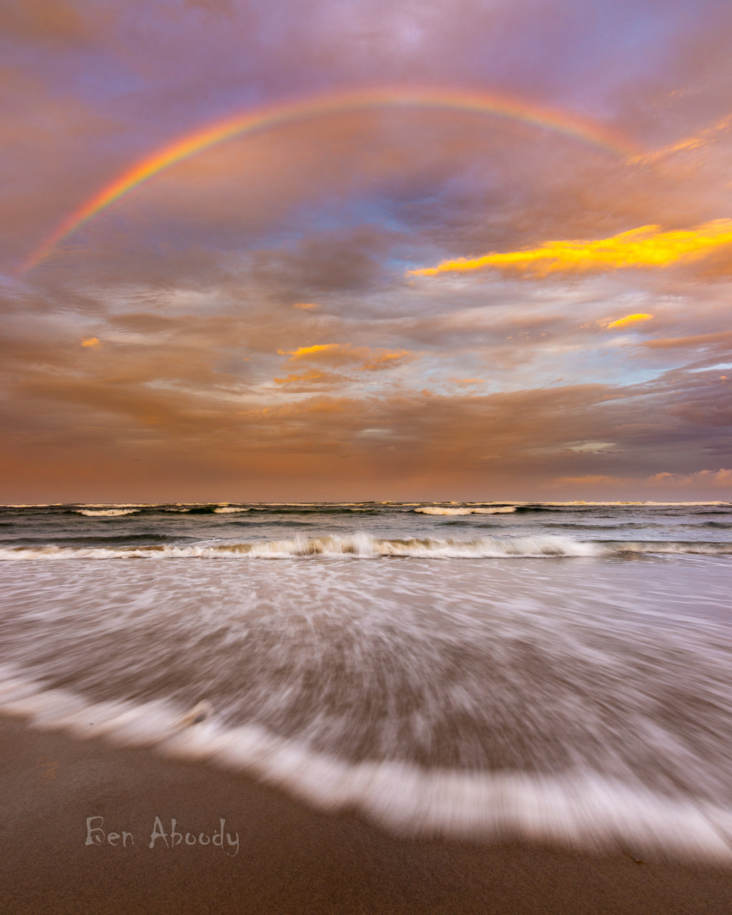 The Beach Rainbow - Ben Aboody Photography