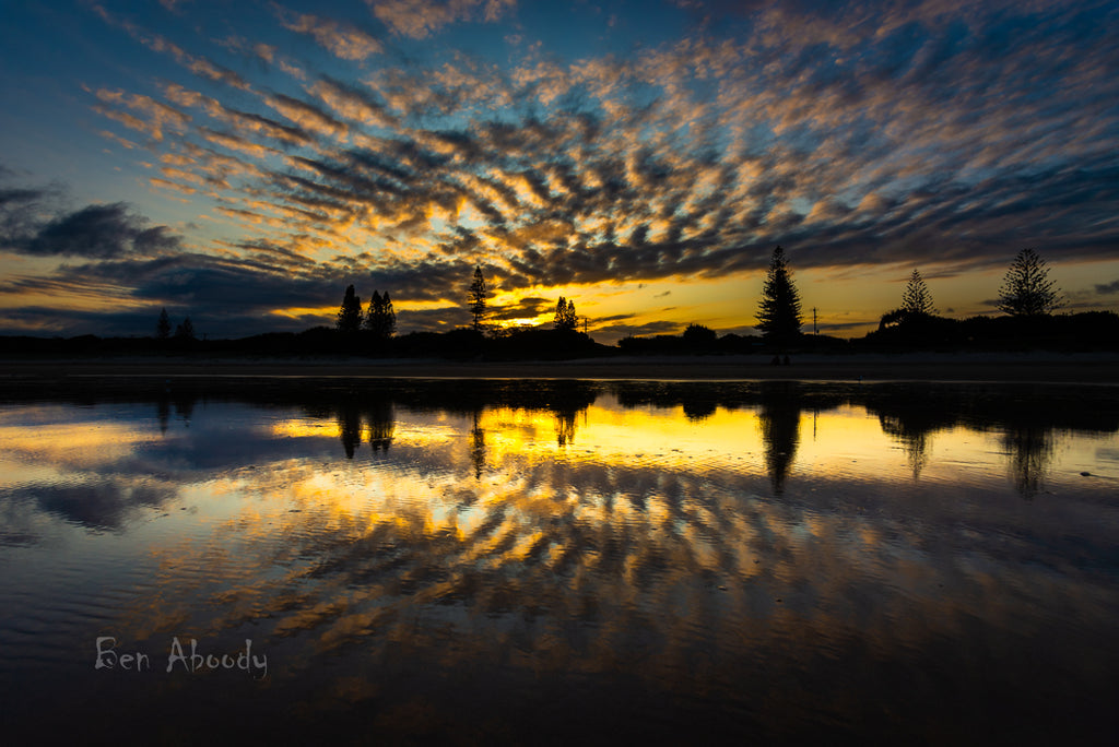 Reflections at Lennox Head - Ben Aboody Photography