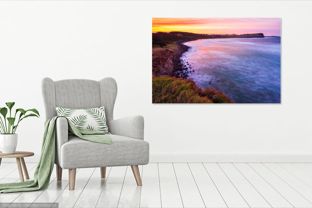 Boulder Beach Sunset wall image