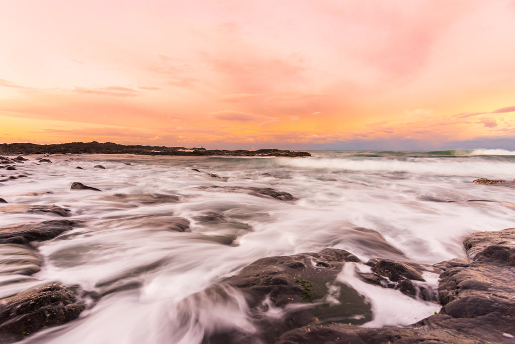 Boulders Slow Shutter Sunset