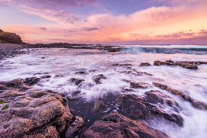 Boulders Storm Sunset