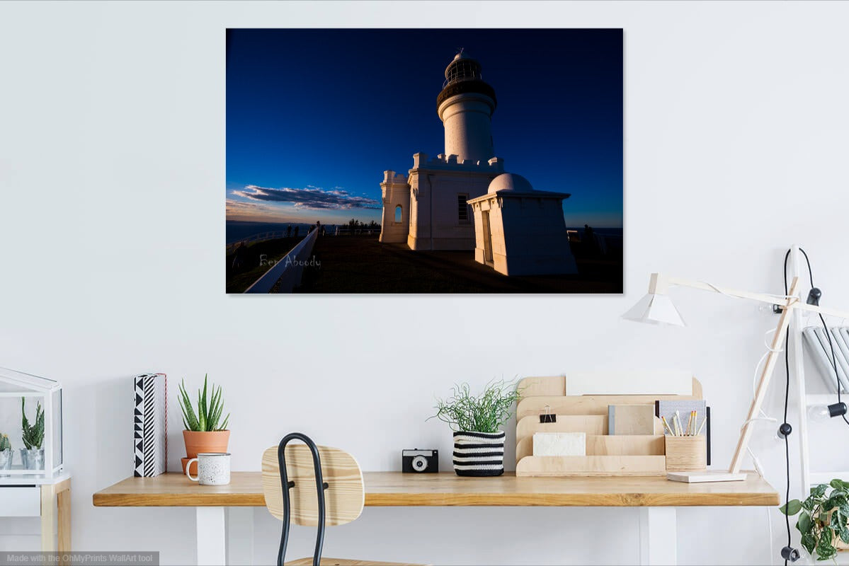 Byron Bay Lighthouse Sunset wall image