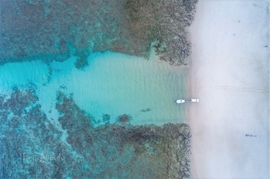 Lennox Head Boat Channel From Above