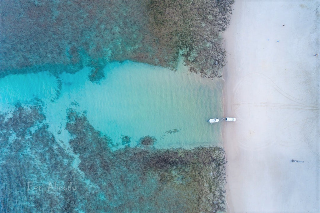 Lennox Head Boat Channel From Above