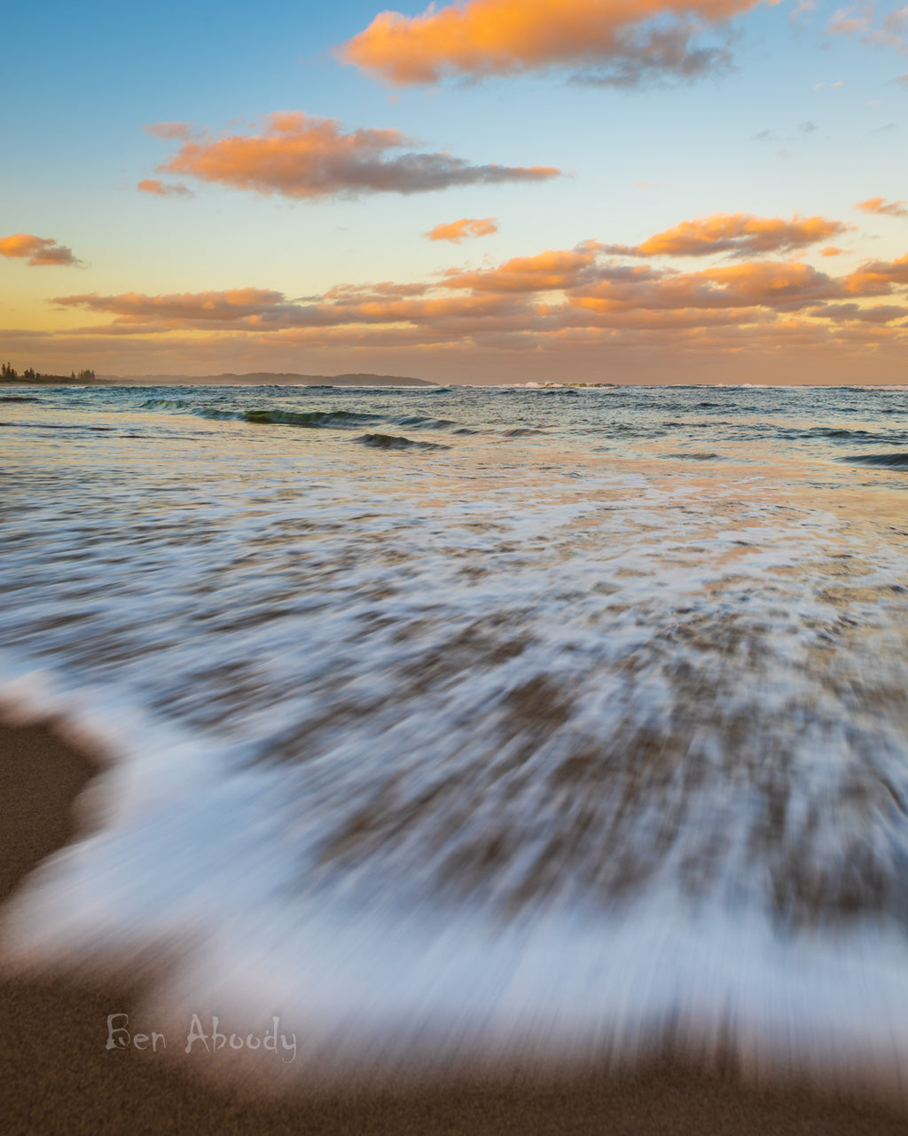 Slow Shutter Beach Sunset