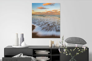 Slow Shutter Beach Sunset wall image