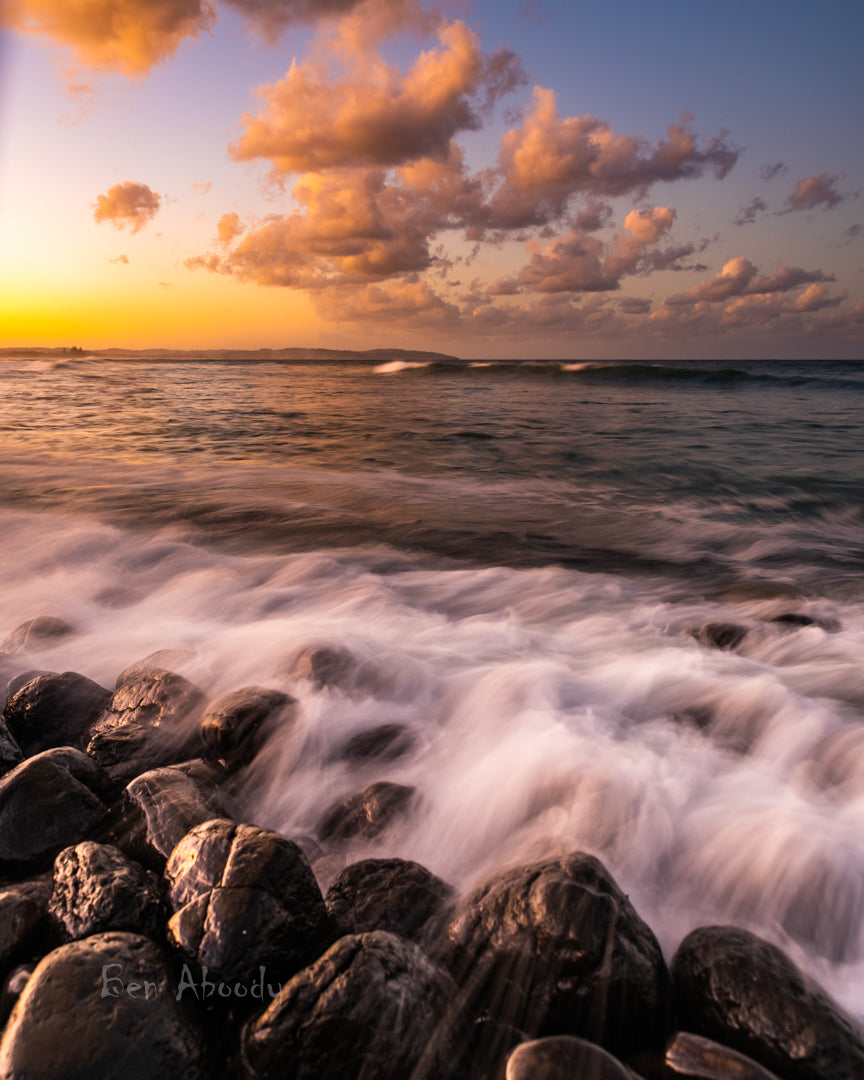 Smoky Rock Sunset - Ben Aboody Photography