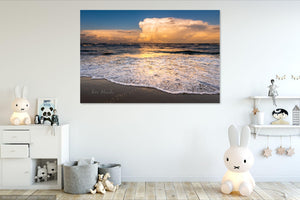 Storm Cloud Sunset wall image