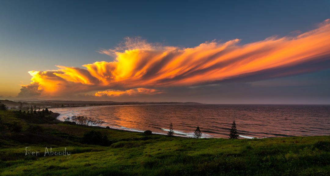 Sunset Storm Cloud - Ben Aboody Photography