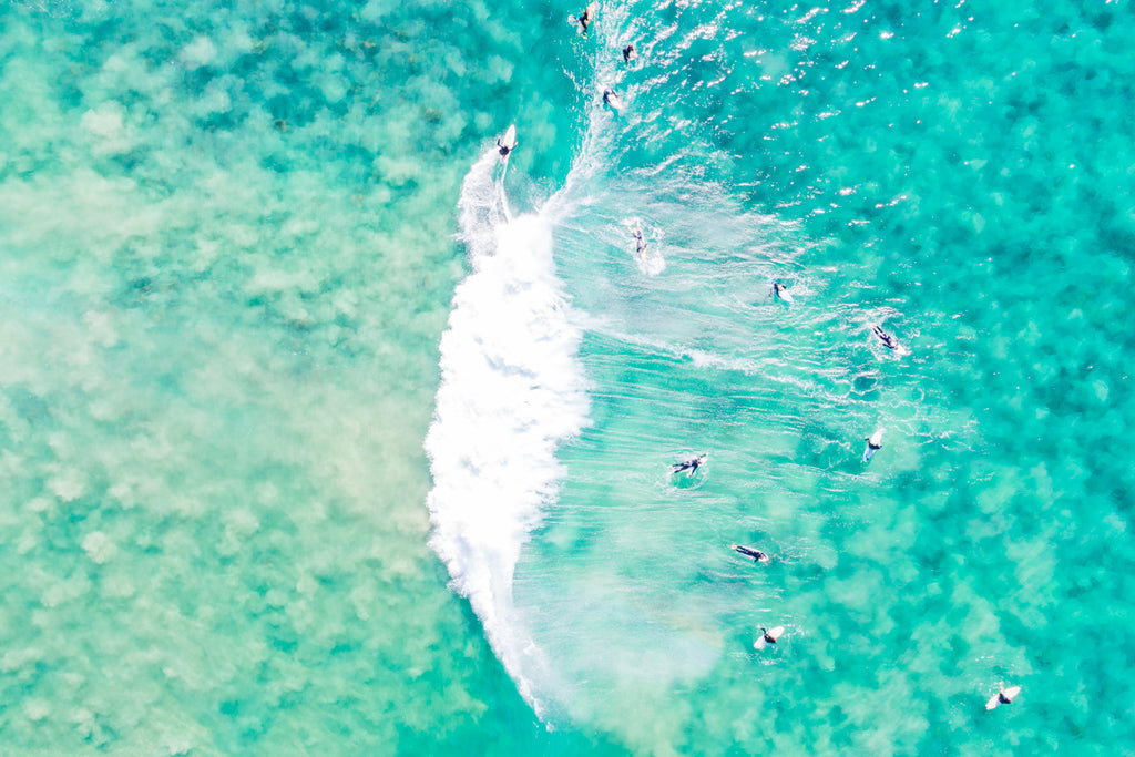 Surfers From Above