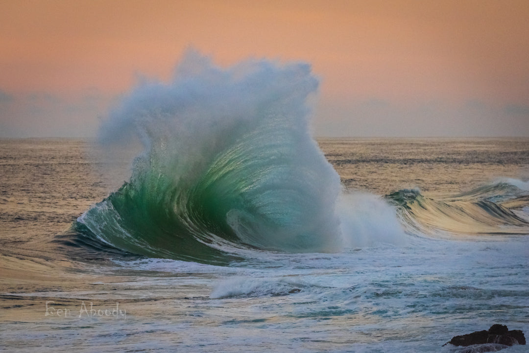 Sunset Backwash - Ben Aboody Photography