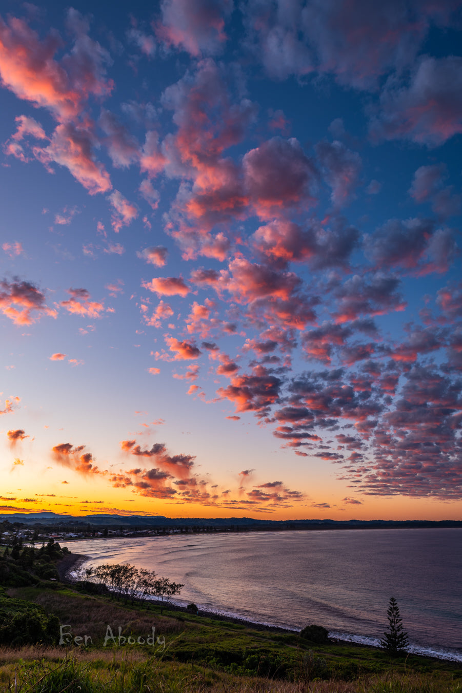 Cotton Candy Clouds, Lennox Head. - Ben Aboody Photography